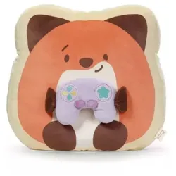 Nici MyMochi: Geeks Plüschkissen Fuchs mit Spielkonsole - 35 x 33 cm