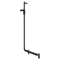 KEUCO AXESS Winkelgriff 90 Grad links mit Brauseschieber 600⁄1300 mm schwarz matt