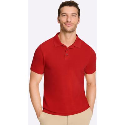 Poloshirt CATAMARAN "Kurzarm-Poloshirt", Herren, Gr. 60/62, rot (kirsche), 100% Baumwolle, unifarben, Shirts