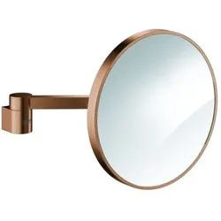 Grohe Selection Kosmetikspiegel 41077DL0 7-fache Vergrößerung, Wandmontage, ohne Beleuchtung, warm sunset gebürstet