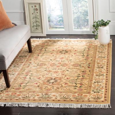 SAFAVIEH Couture Hand-knotted Versailles Nedea Traditional Oriental Silk Rug with Fringe