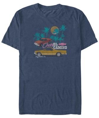 Men's Big & Tall El Camino Palms by Mad Engine in Navy Heather (Size 3XL)