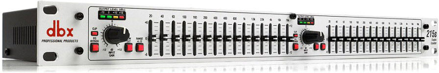 Dbx 215s - Grafischer Zweikanaliger 15-Band Equalizer