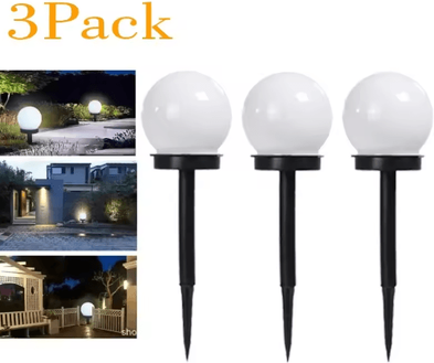 Inspire Picks Solar LED Bulb Lights Waterproof Outdoor Garden & Lawn Landscape Lamps 3pack