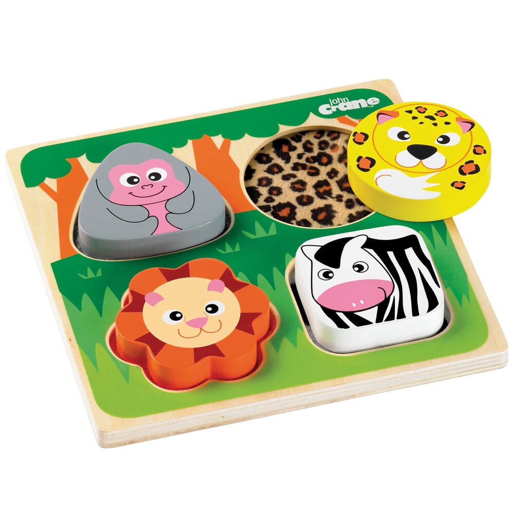 Tidlo Houten sensorische puzzel - Safari