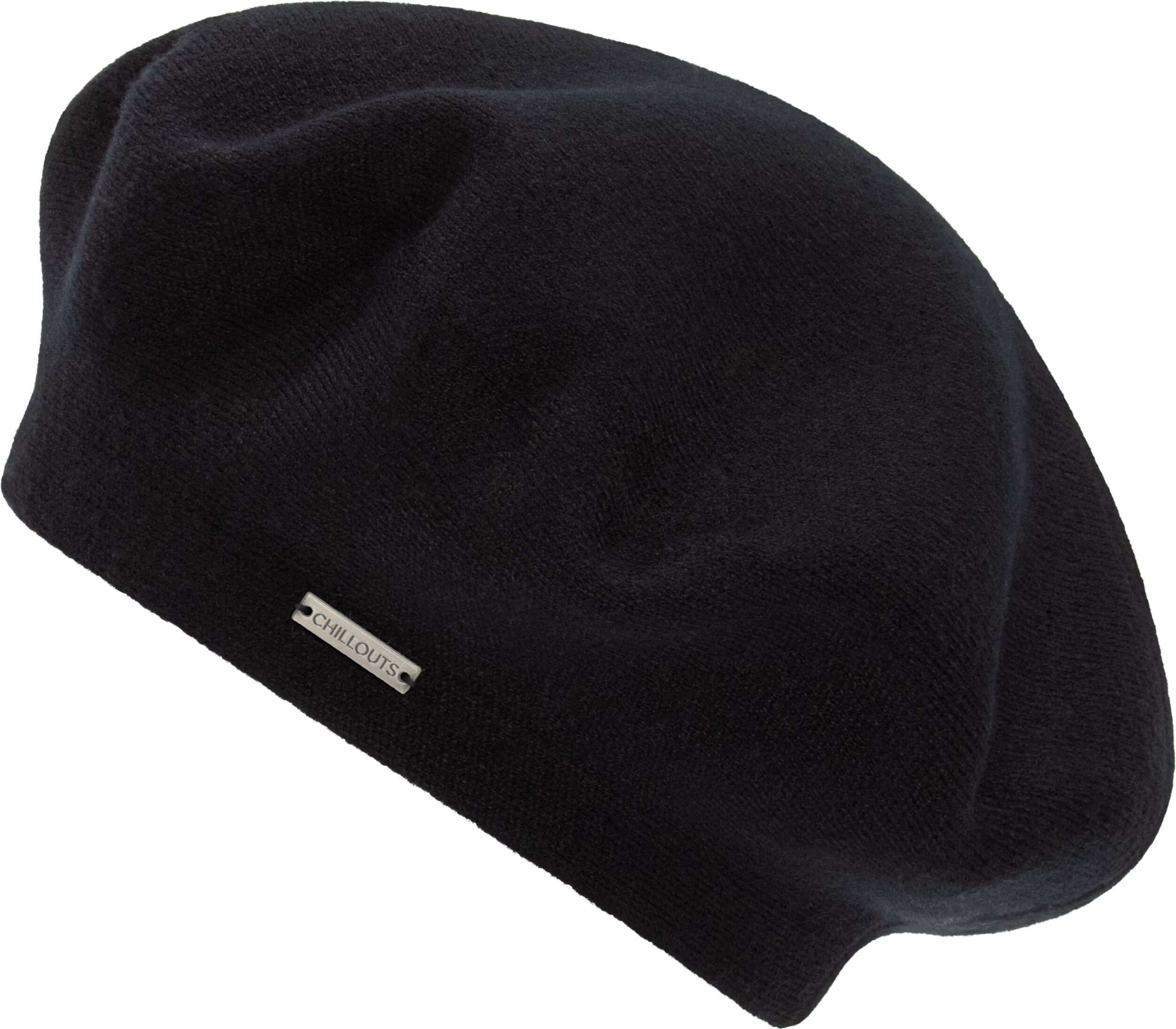 Beanie CHILLOUTS "Scarlett Hat", schwarz, Strick, Obermaterial: 100% Polyester, Mützen Beanie, Zeitlos minimalistisches Design mit französisch-inspiriertem Chic schwarz Einheitsgröße