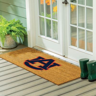 Evergreen Auburn University Full Color Indoor/Outdoor Coir Mat