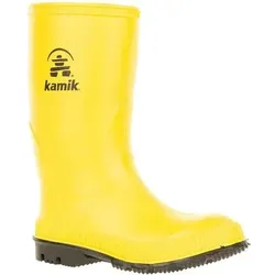 KAMIK Kinder Gummistiefel STOMP, Größe 24 in Gelb Gelb