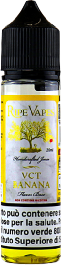 Ripe Vapes Vct Banana Liquido Shot 20ml Tabacco Vaniglia Banana