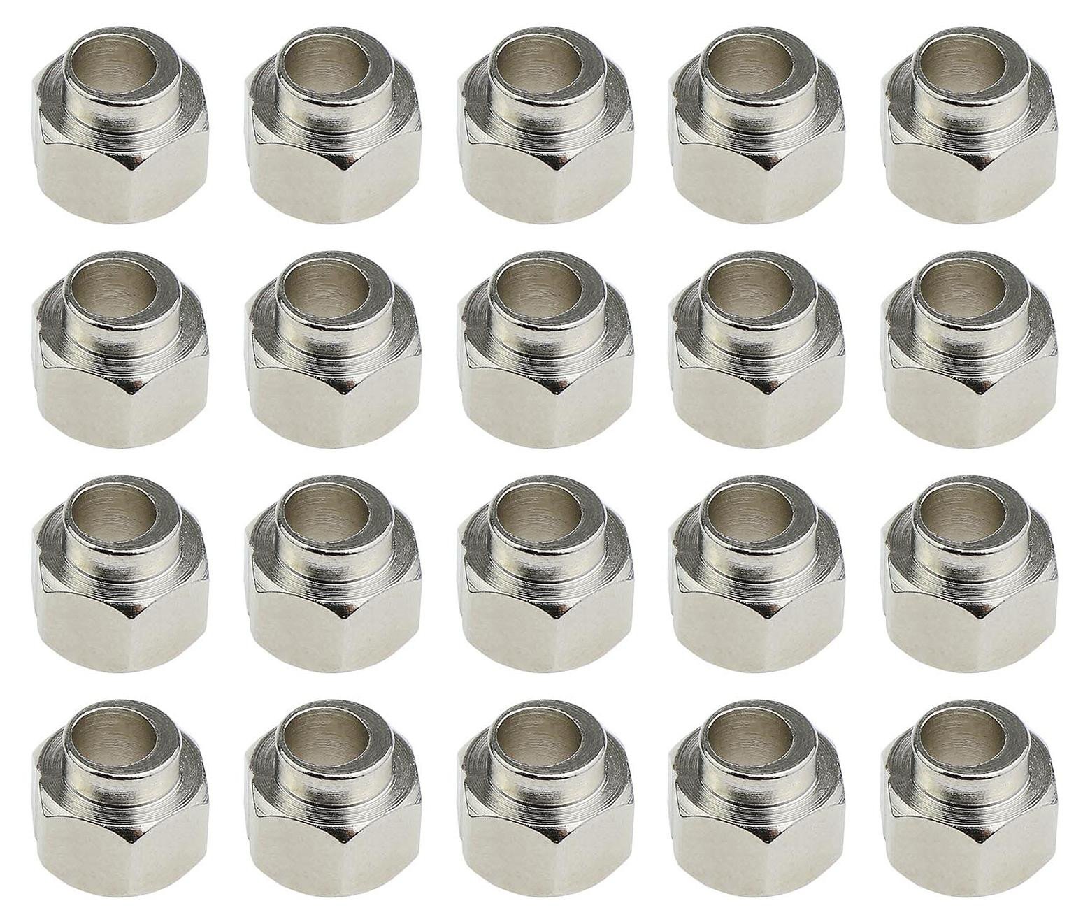 Dripio Excentrische afstandhouders, 5 mm, 20 stuks, van vernikkeld koolstofstaal