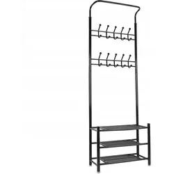 PRO-mounts, Kleiderbügel, Kleiderbügel mit Schuhablage - 192 x 65 x 30 cm