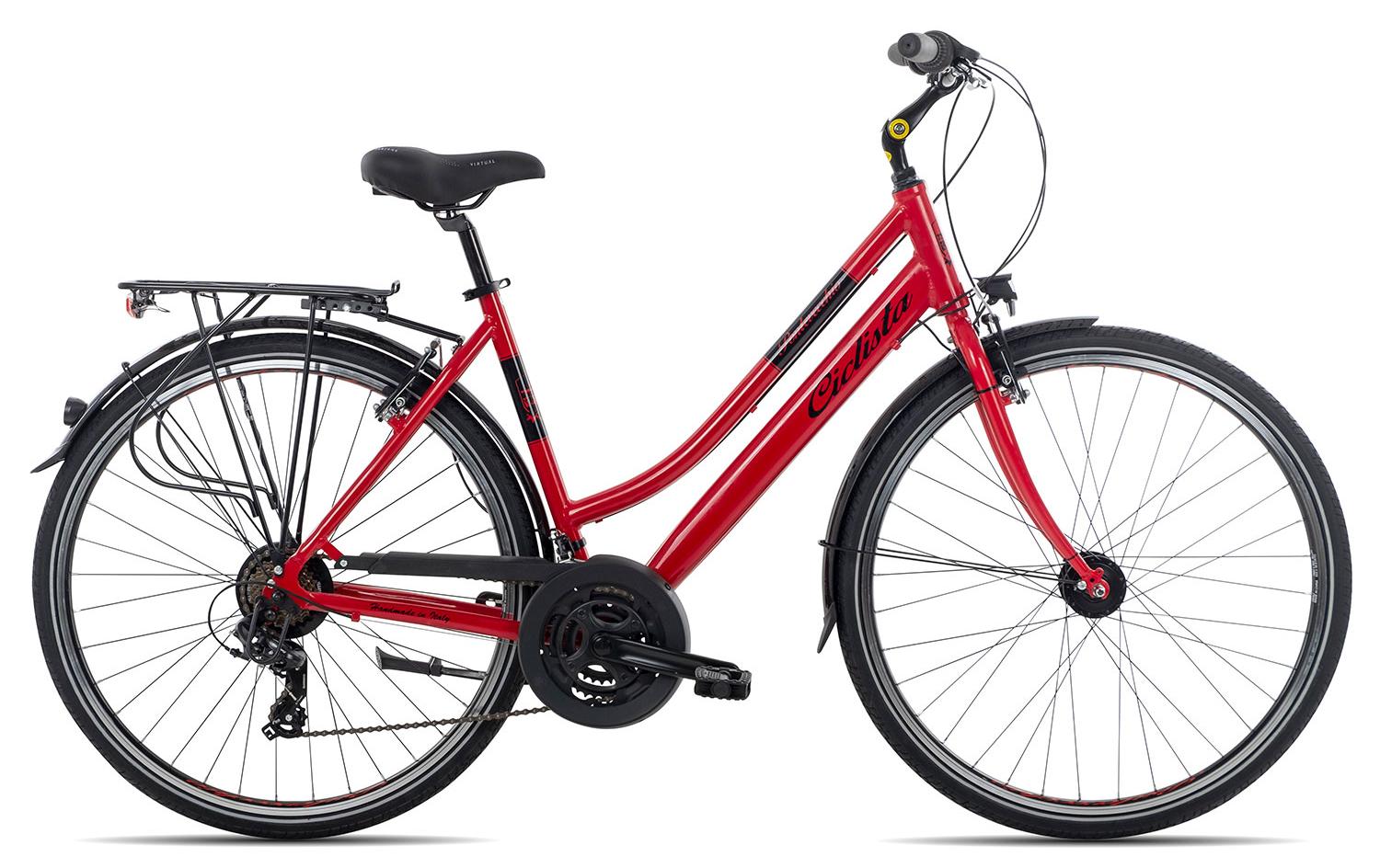 Ciclista Ponte Vecchio Trapez Damen-Citybike für Alltag & Ausflüge 28 Zoll Schwarz 51 cm