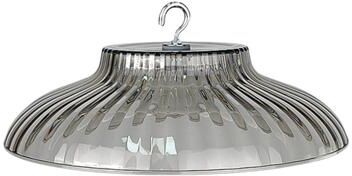 Uplifted Trends Outdoor Bird Feeder Rain Guard Dome With Squirrel Shield For Hanging Feeders gray