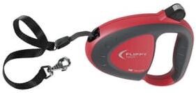 Ferplast Guia Retrátil Flippy Tech Corda Medium Vermelho