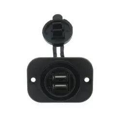 Dietz 24024 Doppel USB Ladebuchse - 2 x je 2,4 A maximal