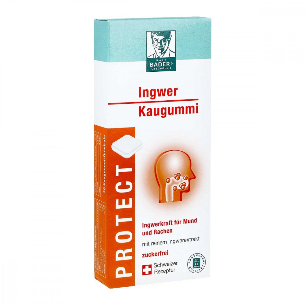 Baders Gesundheit GmbH Baders Protect Gum Ingwer 16703525