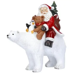 Merry Moments, Weihnachtsdeko, St. Weihnachtsmann auf einem Eisbären
