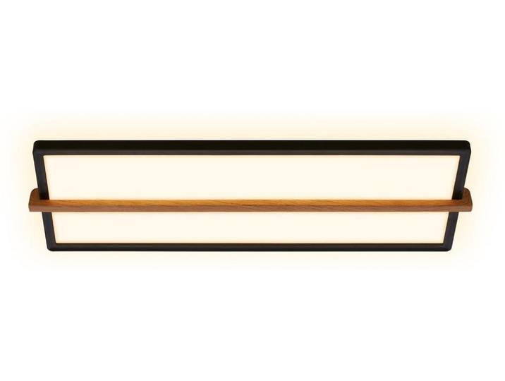 LED Deckenlampe Holz Deckenleuchte Wohnzimmer Schlafzimmer Warmweißes Licht