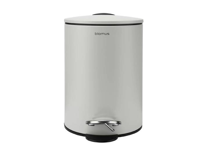Mülleimer BLOMUS Tubo 3 l , grau (hellgrau), Mülleimer, Mülleimer