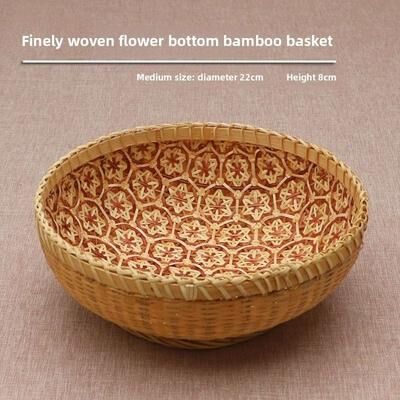 Uplifted Finds Professional Hand Woven Bamboo Storage Baskets Rustic Decor For Home And Kitchen m