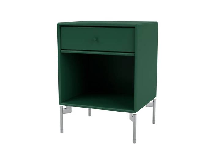 Montana Dream Nachttisch Pine 136, Chrombeine