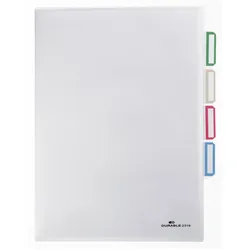 Durable, Mappe, Organisationshüllen (A4, 5x)