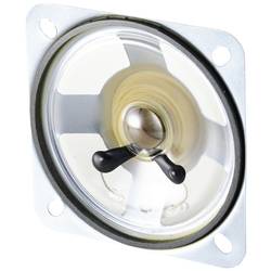 TRU COMPONENTS Kleinlautsprecher 7.7 cm 1 W 8 Ω 91 dB Kunststoff-Membran, Transparente Membran TC-10089016