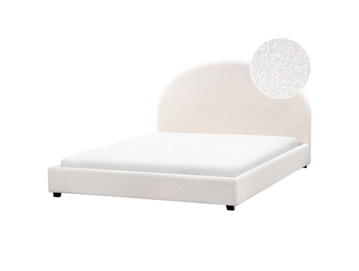 BETT mit Lattenrost 160/200 cm Cremeweiß Vaucluse