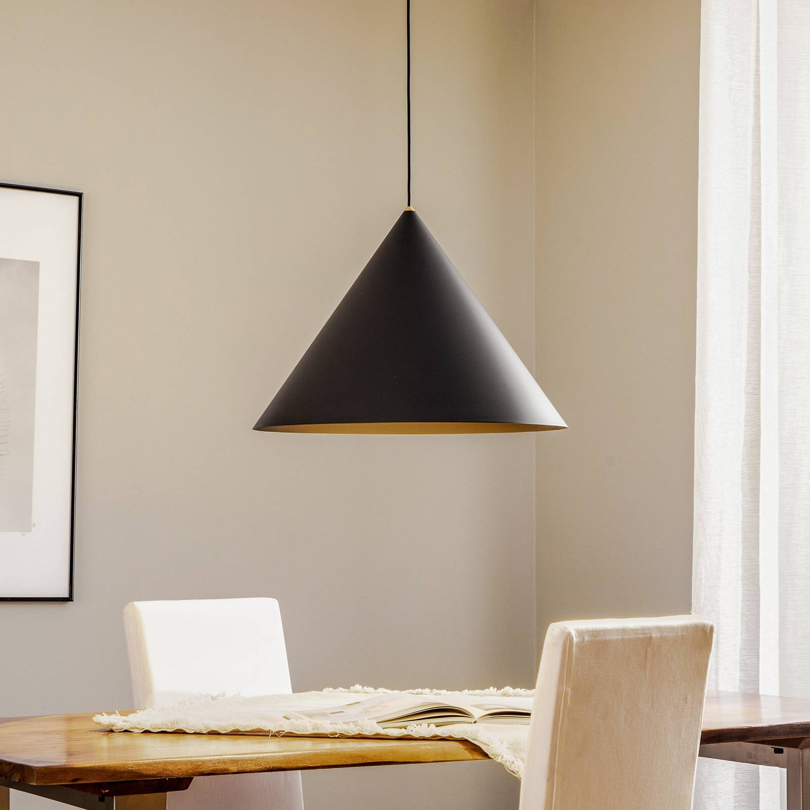 Hängelampe Zenith L Nowodvorski Lighting, dimmbar, schwarz, für Wohn- / Esszimmer, Metall, Modern, Pendelleuchte