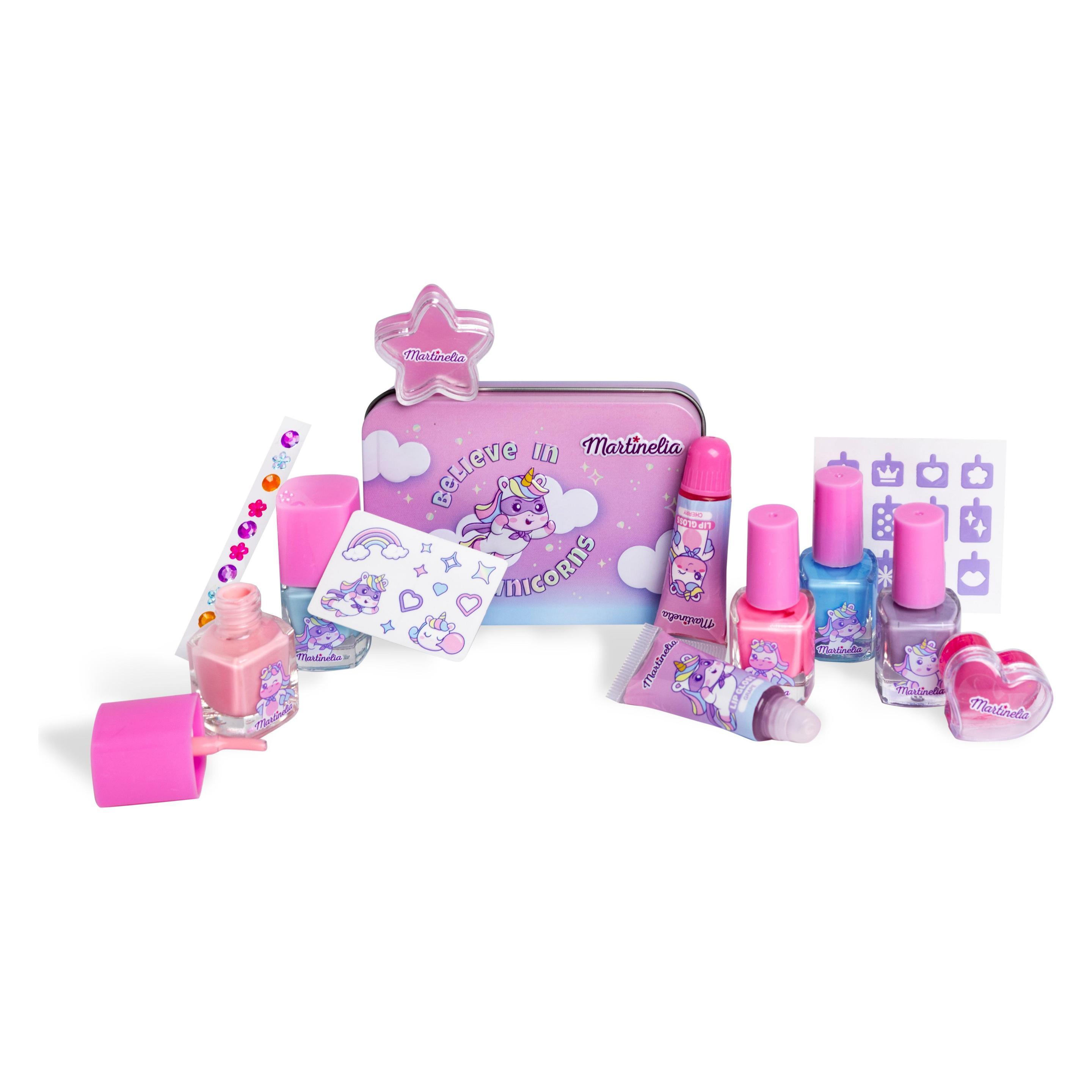 Martinelia Little Unicorn - Nails & Lip Set With Tin Box (AQ-12020) (AQ-12020)