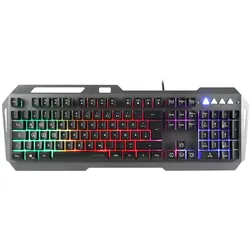 Speedlink LUNERA Metal RGB Rainbow Gaming Tastatur, schwarz - DE Layout
