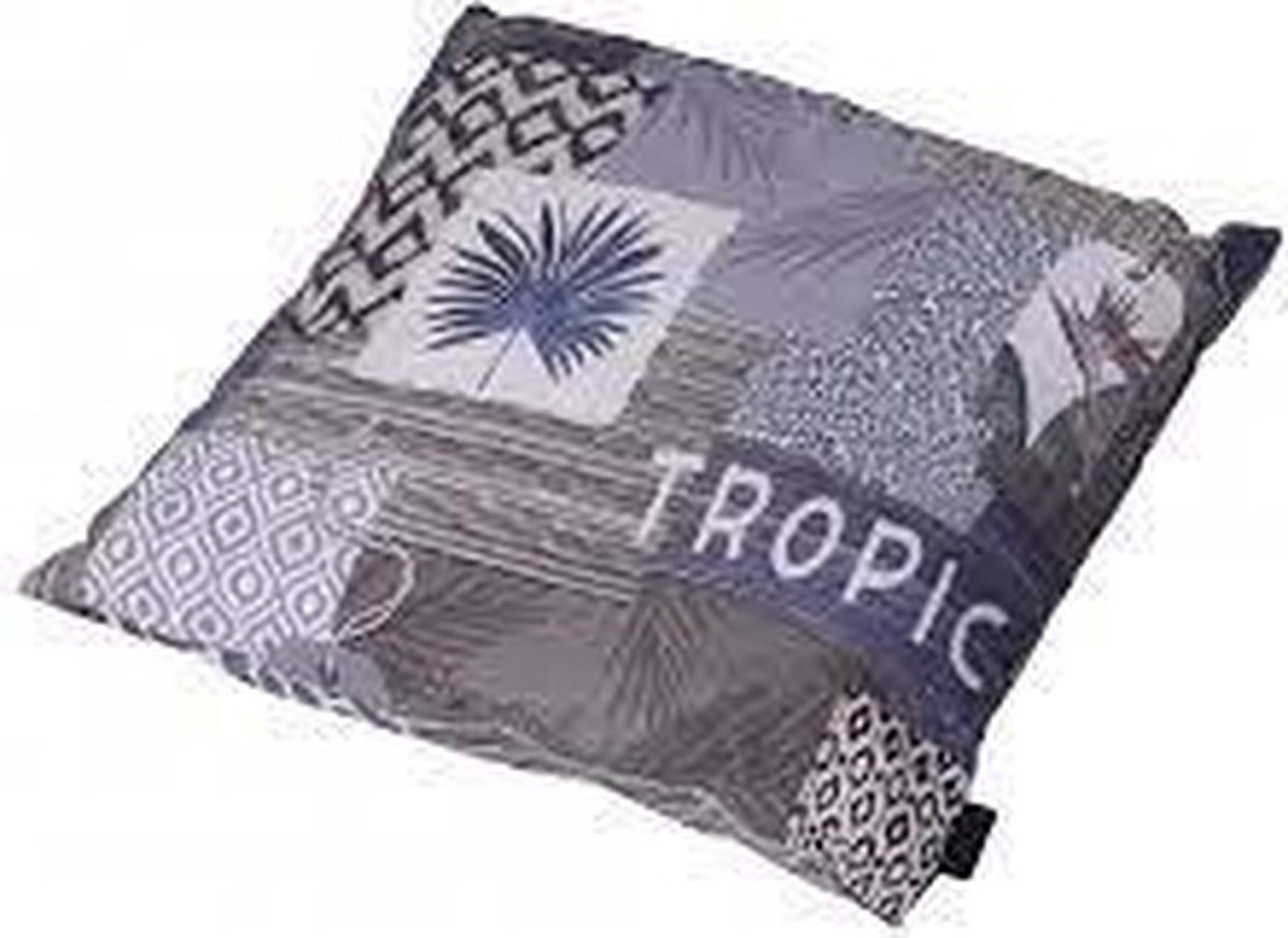 Madison sierkussen Tropic blue 40 x 40 cm
