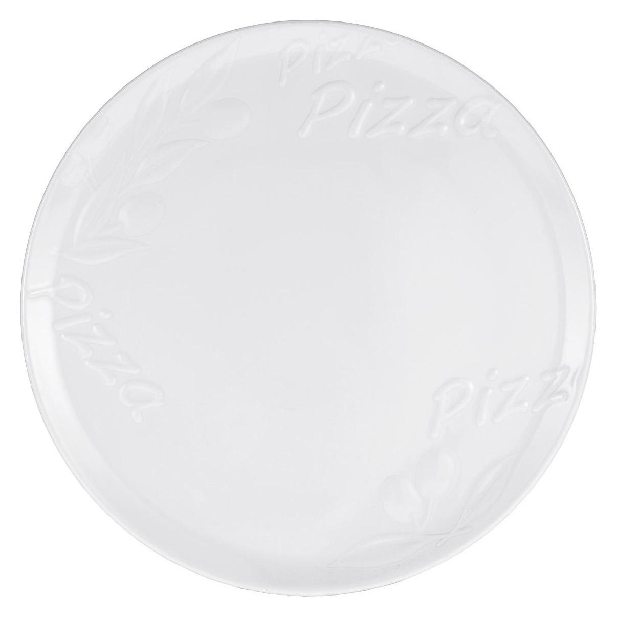 CreaTable Pizzateller Olive 33cm weiss (CREATABLE) Mindestbestellmenge: 6 Stück