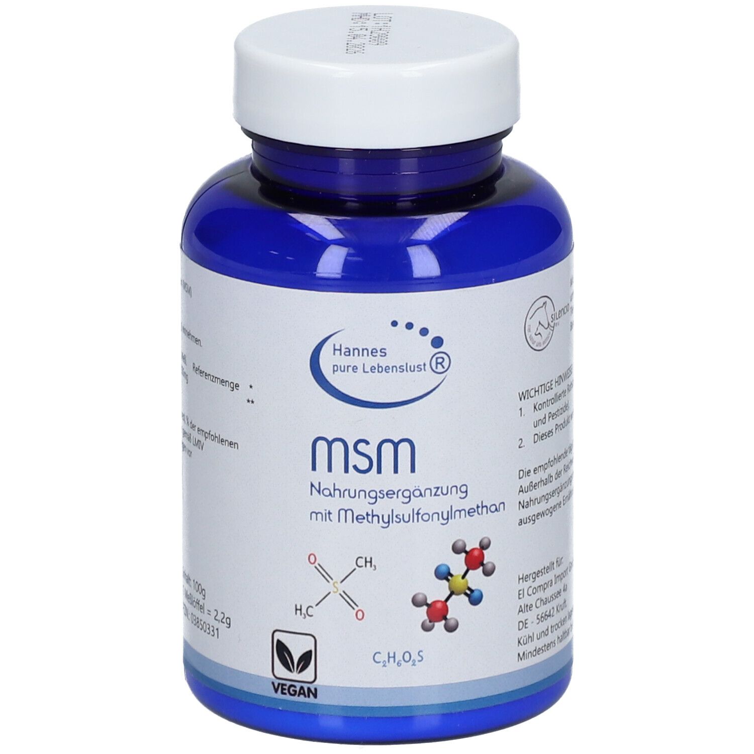 MSM PUR Pulver 100 g