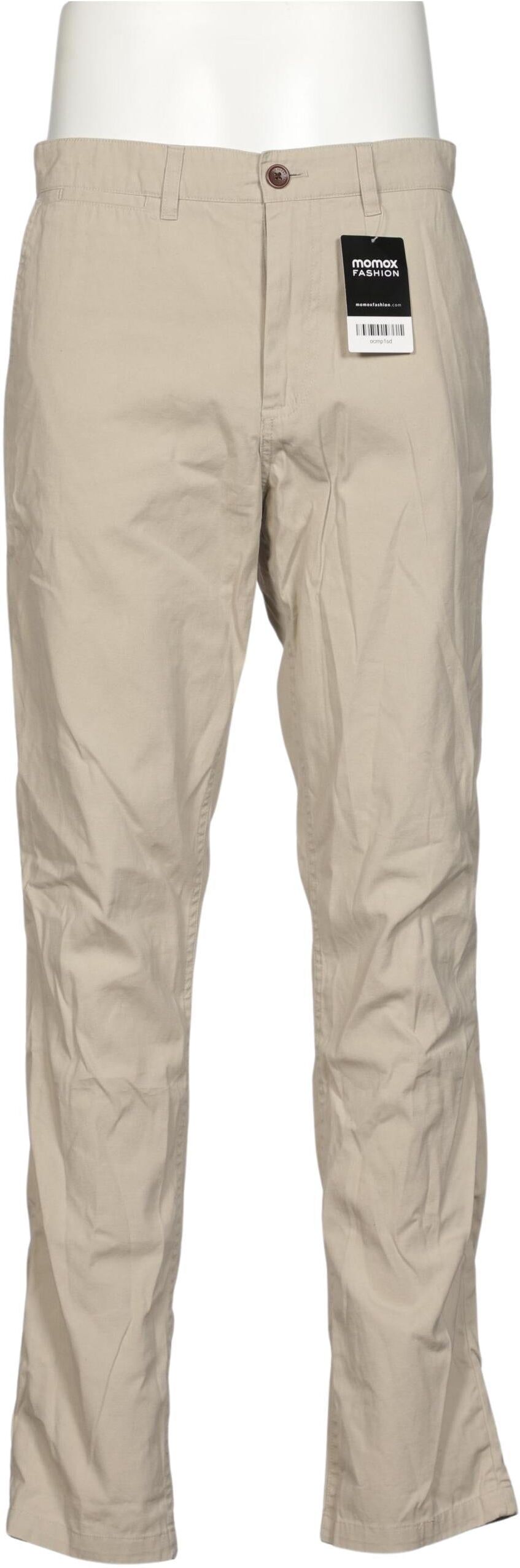 Fred Perry Herren Stoffhose, Beige, Gr. W30, Baumwolle - Second Hand