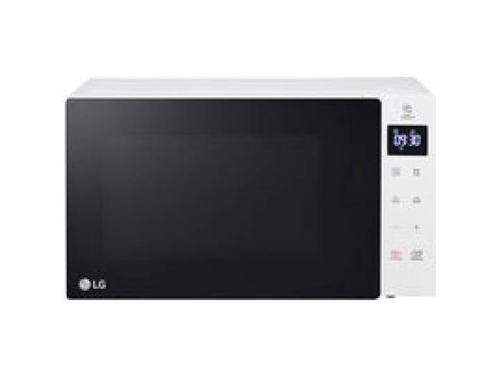 micro-ondes blanc - LG - 700 W - Commande tactile - Ouverture par poignée - Revêtement intérieur en céramique