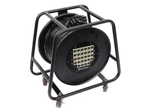 Omnitronic XLR Multicore Kabeltrommel 30m Anzahl Eingänge:24 x Anzahl Ausgänge:4 x