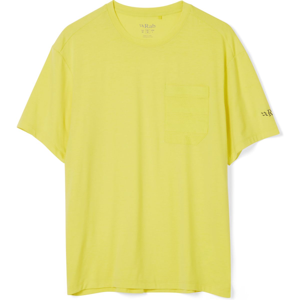 Rab Rivelin Pocket Tee pollen (POL) L QBL-75-POL-LRG