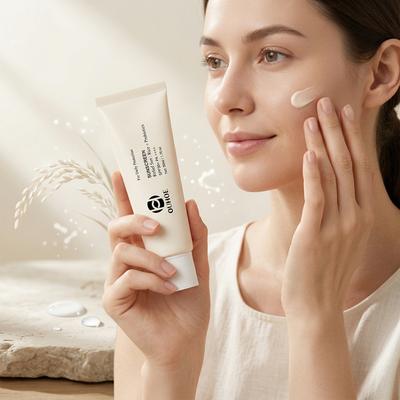 Perfect Picks Market Rice Sunscreen SPF Moisturizing Sunblock Cream For Daily UV Protection 50ml