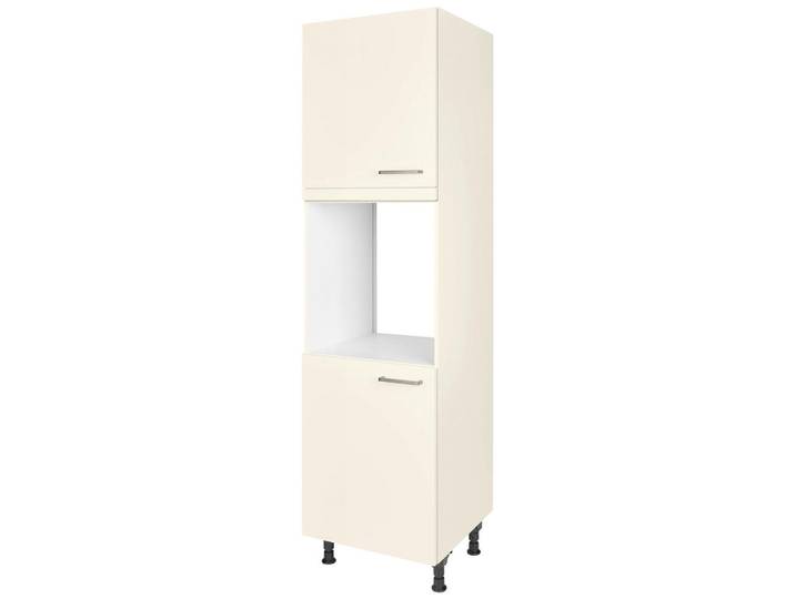 Nobilia Geräteumbauschrank Touch, Magnolie, 4 Fächer, nur wie online abgebildet bestellbar, 60x216.6x58 cm, Blauer Engel, Pefc, Goldenes M, Made in Germany, DGM-Klimapakt, Küchen, Küchenmöbel, Küchenschränke, Geräteumbauschränke