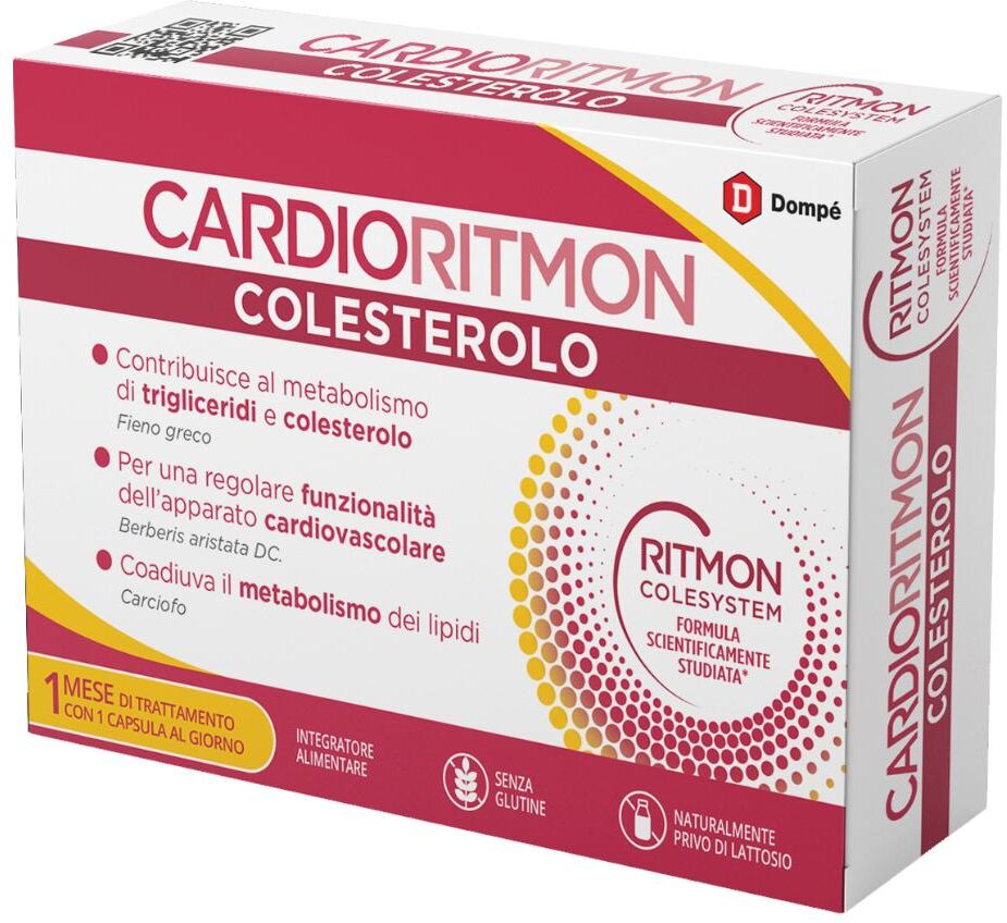 DOMPE' FARMACEUTICI SpA Dompé, Cardioritmon Colesterolo, 30 Capsule