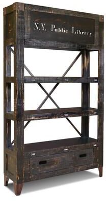 Crafters and Weavers City Bookcase with Hidden Compartment