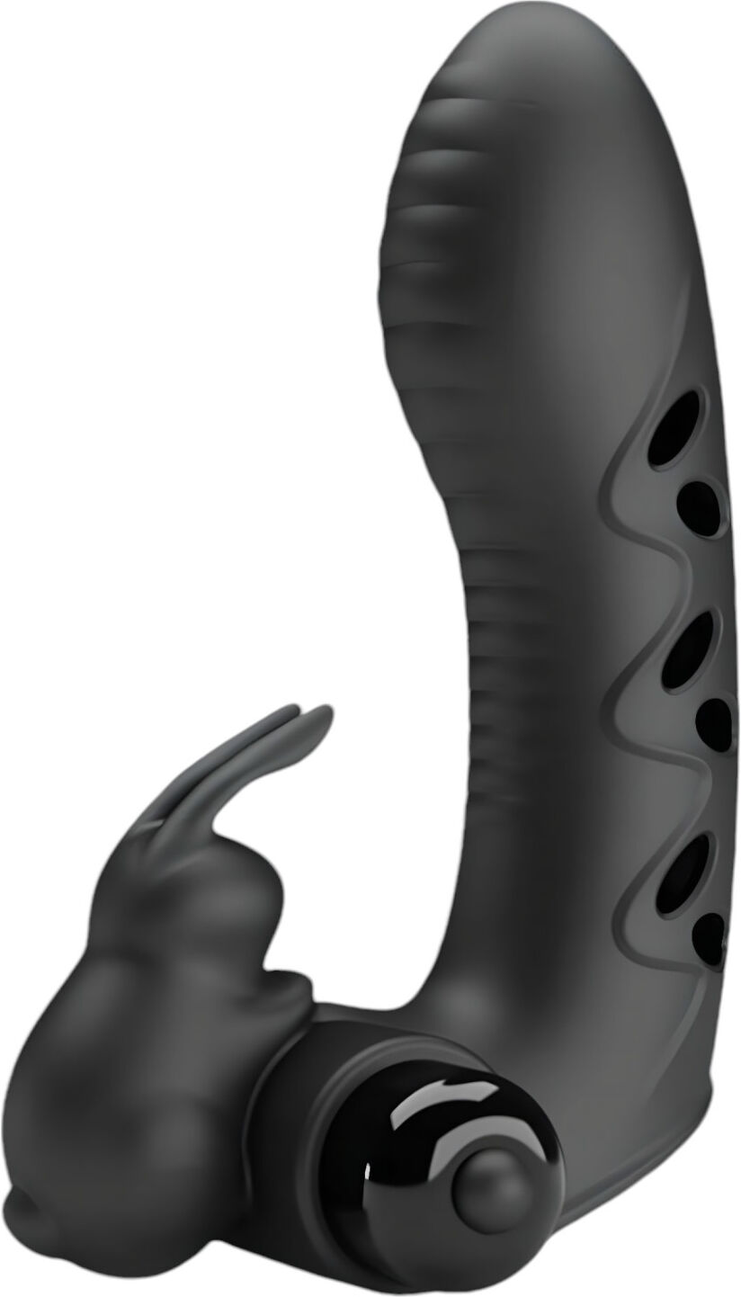 Pretty Love Vance - Clitoral Arm Finger Vibrator (Black)