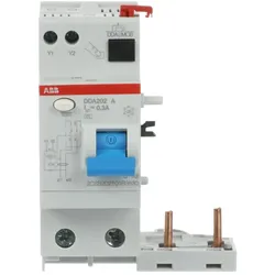ABB DDA202A-63/0.3 FI-Block für S202/S302 2P, Typ A, 63A, 300mA 2CSB202101R3630 DDA202A6303