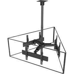 equip Pro - Klammer - Kunststoff, Aluminium, Stahl - Schwarz - Bildschirmgrösse: 81.3-1 (Decke, 90 kg, 32" - 65"), TV Wandhalterung, Schwarz