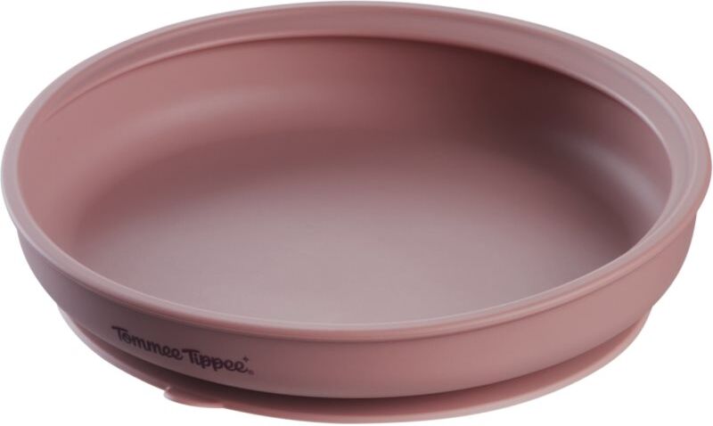 Tommee Tippee EasiStick™ Silicone Weaning Plate assiette avec ventouse 4m+ Pink 1 pcs