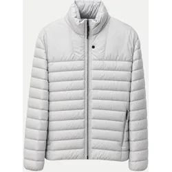 Daunenjacke mit Stehkragen Grau L
