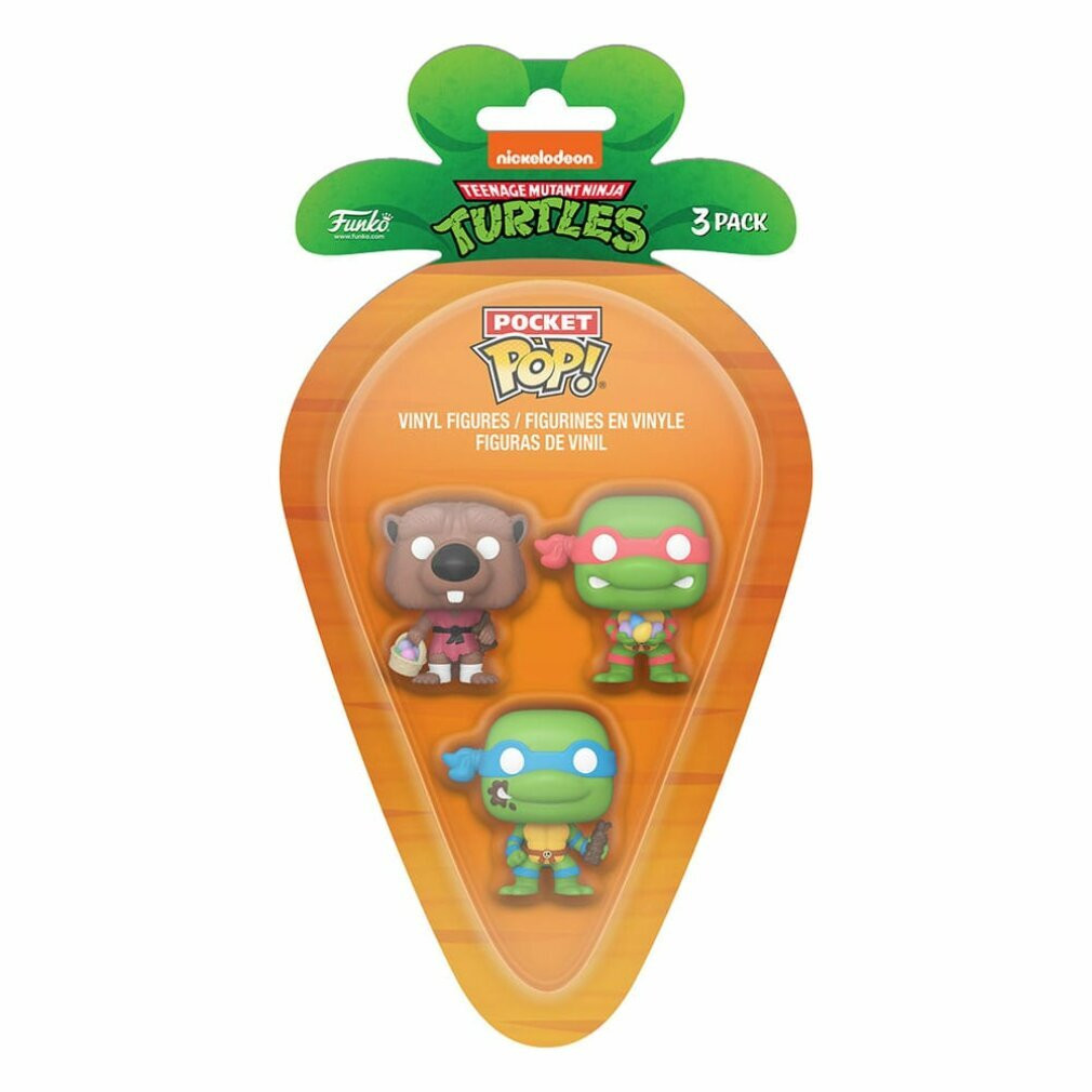 Funko Pocket POP! Schildpadden Splinter, Leonardo & Raphael Wortel