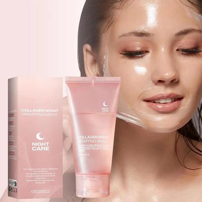 Inspire Curations GlowLift Collagen Overnight Peel Off Mask Hydrating & Firming Facial Treatment white