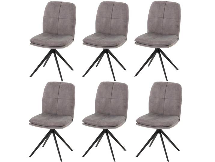 ESSZIMMERSTUHL Grau 6er-Set